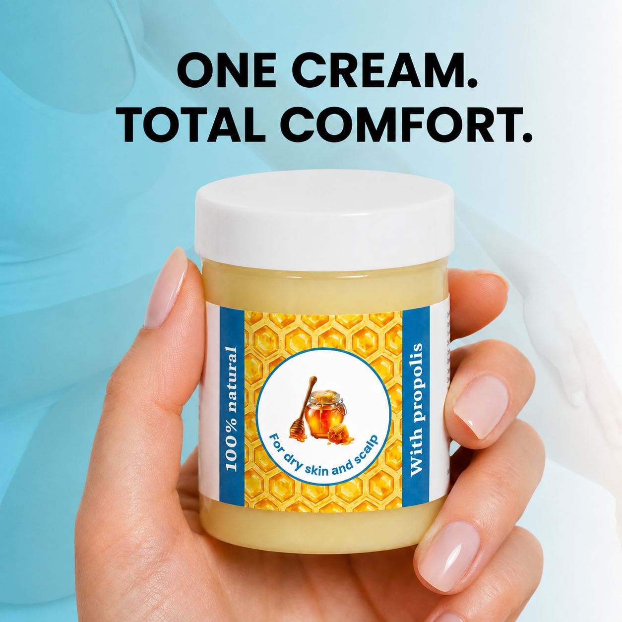 ✨ Soothe Dry, Itchy Skin Naturally — Deep Hydration Powered by Propolis 🍯🌿