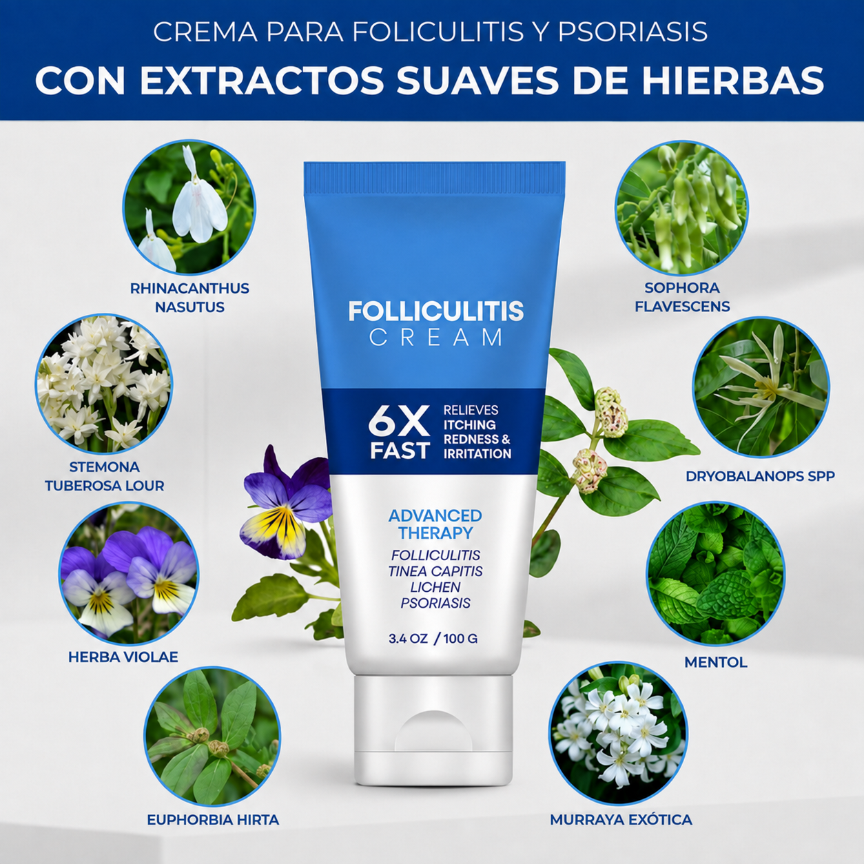 💙Folliculitis Soothing Cream for Folliculitis Scalp Face and Body💙