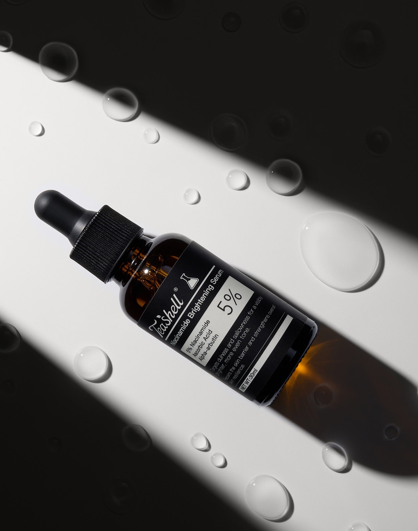 ✨ Teashell Dark Spot Correcting Serum – 5% Niacinamide + Alpha Arbutin 💧 13-Ingredient Brightening Formula for Clearer, More Even-Looking Skin